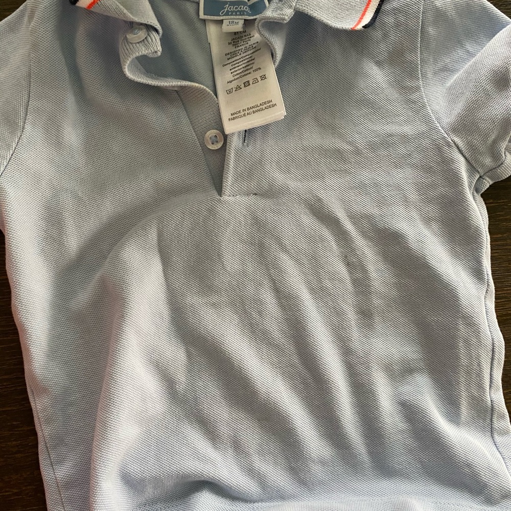 Jacadi 18 mo boys polo shirts